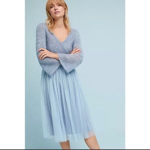 Anthropologie Maeve Layered Arabesque Dress Small